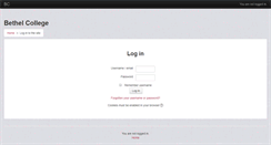 Desktop Screenshot of moodle.bethelks.edu