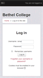 Mobile Screenshot of moodle.bethelks.edu
